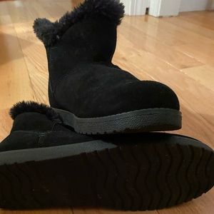 Target Black Fluffy Boots